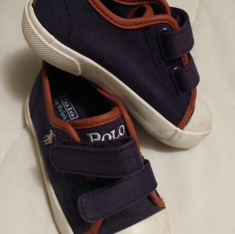 VINTAGE POLO BY RALPH LAUREN TODDLERS STRAPS SHOES SIZE 6 CONDITION'S @ 100% NEW
